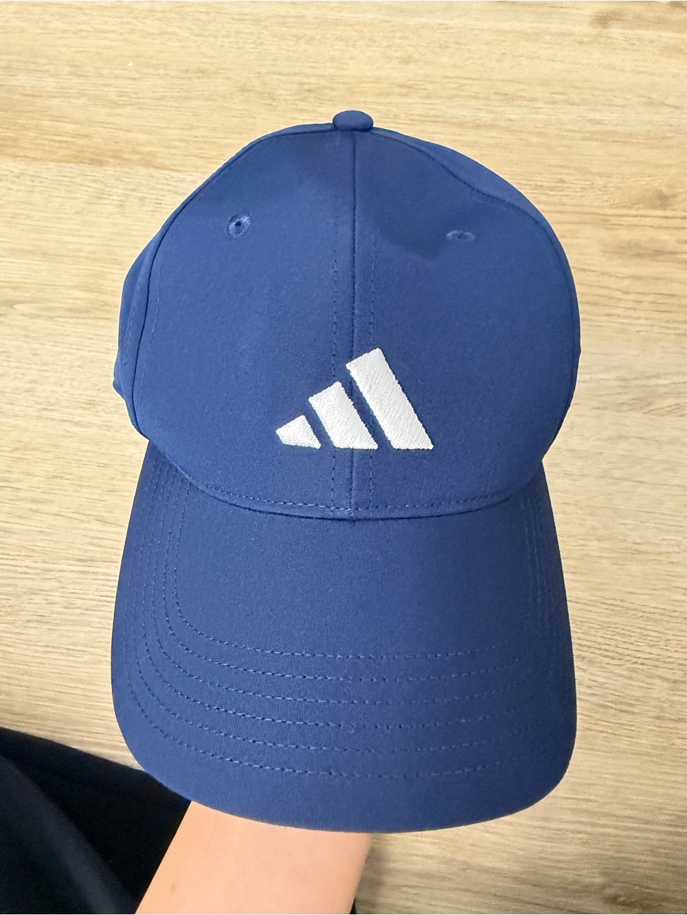 Adidas Navy Blue Baseball Cap with White Logo